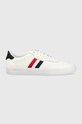 Polo Ralph Lauren sneakersy skórzane Court VLC tekstylny beżowy 816861064001