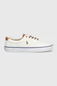 λευκό Πάνινα παπούτσια Polo Ralph Lauren KEATON Ανδρικά