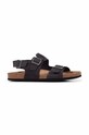 Geox sandale din piele intoarsa U SANDAL GHITA A negru U159VA.00032.C9999