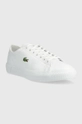 Lacoste sneakersy skórzane GRIPSHOT biały