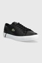 Δερμάτινα αθλητικά παπούτσια Lacoste GRIPSHOT 41CMA0014 μαύρο SS23