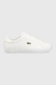 белый Кожаные кроссовки Lacoste POWERCOURT Мужской