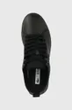 μαύρο Δερμάτινα αθλητικά παπούτσια Lacoste CARNABY