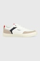 Pepe Jeans sneakers KENTON piele întoarsă alb PMS30905
