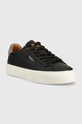 Pepe Jeans sneakersy skórzane YOGI PMS30930 czarny SS23