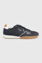 Pepe Jeans sneakersy HOLLAND tekstylny granatowy PMS30940
