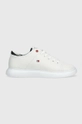 biały Tommy Hilfiger sneakersy LIGHTWEIGHT TEXTILE CUPSOLE Męski