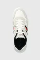 bianco Tommy Hilfiger sneakers LIGHTWEIGHT LEATHER MIX CUP