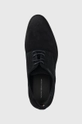 темно-синій Замшеві туфлі Tommy Hilfiger CORPORATE HILFIGER SUEDE SHOE