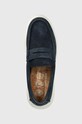 Tommy Hilfiger mokasyny zamszowe TOMMY HILFIGER HYBRID LOAFER granatowy FM0FM04440