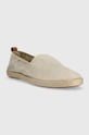 Espadrile Tommy Hilfiger TH ESPADRILLE CORE CHAMBRAY bež