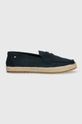 тёмно-синий Замшевые эспадрильи Tommy Hilfiger TH ESPADRILLE CLASSIC SUEDE Мужской