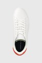 Tommy Hilfiger sneakersy skórzane COURT SNEAKER LEATHER CUP biały FM0FM04483