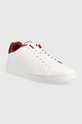 Шкіряні кросівки Tommy Hilfiger COURT SNEAKER LEATHER CUP білий