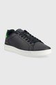 Δερμάτινα αθλητικά παπούτσια Tommy Hilfiger COURT SNEAKER LEATHER CUP FM0FM04483 σκούρο μπλε SS23
