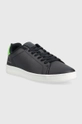 Kožne tenisice Tommy Hilfiger COURT SNEAKER LEATHER CUP mornarsko plava