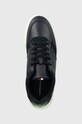 Tommy Hilfiger sneakersy skórzane ELEVATED CUPSOLE LEATHER granatowy FM0FM04490