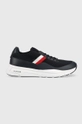 tmavomodrá Tenisky Tommy Hilfiger PREMIUM LIGHTWEIGHT RUNNER KNIT Pánsky