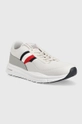 Tommy Hilfiger sportcipő PREMIUM LIGHTWEIGHT RUNNER KNIT szürke