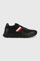 Αθλητικά Tommy Hilfiger PREMIUM LIGHTWEIGHT RUNNER KNIT συνθετικό μαύρο FM0FM04502
