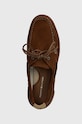 Mokasinke od brušene kože Tommy Hilfiger TH BOAT SHOE CORE SUEDE smeđa FM0FM04505