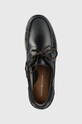 Tommy Hilfiger mocasini de piele TH BOAT SHOE CORE LEATHER bleumarin FM0FM04506