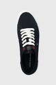 Tommy Hilfiger tenisówki CORE CORPORATE VULC CANVAS granatowy FM0FM04560
