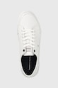 Kožne tenisice Tommy Hilfiger CORE CORPORATE VULC LEATHER bijela FM0FM04561