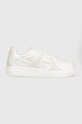 Trussardi sneakers Laurel Cup piele întoarsă alb 77A00485.9Y099998.W001