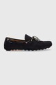 Mokasini iz semiša PS Paul Smith Springfield Semiš mornarsko modra M2S.SFD20.KSUE