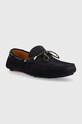 Mokasini iz semiša PS Paul Smith Springfield M2S.SFD20.KSUE mornarsko modra SS24