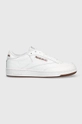 white Reebok Classic leather sneakers Club C 85 Men’s