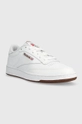 Кожаные кроссовки Reebok Classic Club C 85 белый