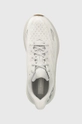 white Hoka One One running shoes Clifton 9