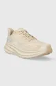 Hoka running shoes Clifton 9 beige