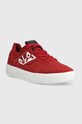 Σουέτ sneakers Napapijri Bark NP0A4HL6.R05 μπορντό SS23