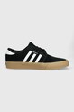 adidas Originals sneakersy zamszowe SEELEY XT imitacja skóry licowej czarny EG2632