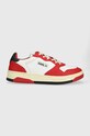Karl Lagerfeld sneakers din piele KREW KL textil rosu KL53020.01D