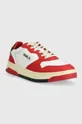 Δερμάτινα αθλητικά παπούτσια Karl Lagerfeld KREW KL κόκκινο