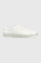 Karl Lagerfeld sneakers din piele KOURT III mic de statură alb KL51515.011