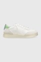 Karl Lagerfeld sneakersy skórzane BRINK NFT skóra zamszowa biały KL53423.011