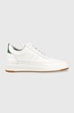 Δερμάτινα αθλητικά παπούτσια Filling Pieces Low Top Bianco φλατ λευκό 10127791926