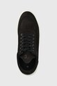Filling Pieces sneakers din piele întoarsă Low top Ripple negru 25121721863