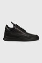Кросівки Filling Pieces Low Top Ghost Tweek лицьова шкіра чорний 25227681847