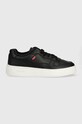 Кожаные кроссовки Levi's Glide Planet friendly чёрный D7521.0002