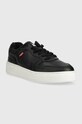 Кожаные кроссовки Levi's Glide D7521.0002 чёрный SS23