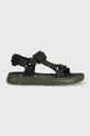 čierna Kožené sandále Camper Oruga Sandal Pánsky