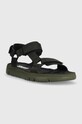 Kožené sandále Camper Oruga Sandal K100416.020 čierna SS25