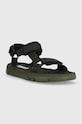 Kožne sandale Camper Oruga Sandal K100416.020 crna SS25