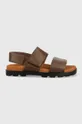 коричневий Шкіряні сандалі Camper Brutus Sandal Чоловічий